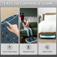 thumbnail image 6 of Vibrating Plate Exercise Machine for Weight Loss, Segmart Vibration Plate Platform for Lymphatic Drainage, Adjustable Speeds Shaping Vibrating Plate for Weight Loss, Body Workout Vibration Plate, 6 of 8