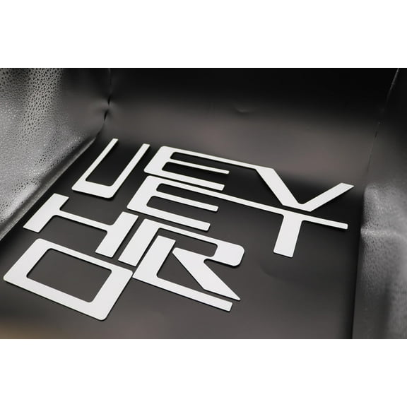 Infinite Sply 2020-2022 Compatible with Colorado Rear Tailgate Letter Inserts in 1/16" w/Adhesive White