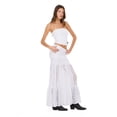 thumbnail image 3 of Forever 21 Women’s Lace Maxi Skirt with Tiered Hem Mid Rise Fit Elegant Casual Style, XS-XL, 3 of 4
