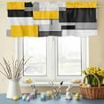 thumbnail image 6 of Valances for Windows Rod Pocket Short Curtain for Bathroom Living Room Bedroom 1 Panel 54x18in, 6 of 9
