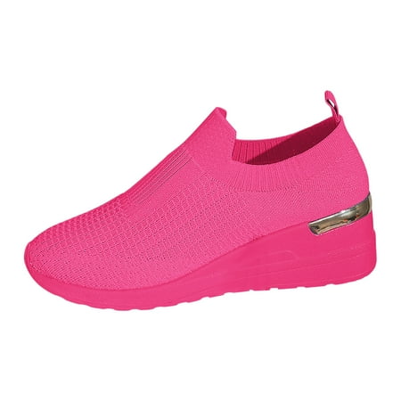 

Jungdeepe Women s Thick Soled Solid Color Increase Breathable Large Size Flying Woven Light Casual Shoes Casual Comfort Sandals for Women Mens Leather Casual Dress Shoes Shoes Women Wedge Heel Casual