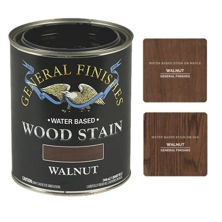 General Finishes Water Based Wood Walnut Stain, (Best Water Based Wood Finish)