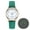 Green, variant on Small Watches for Women,Leather Watch,Ladies Diamond-Studded Luminous Female Watch Belt Quartz Watch,Classic Quartz Watch with Luminouse Easy Read Dial, Leather Watch Band(Green)