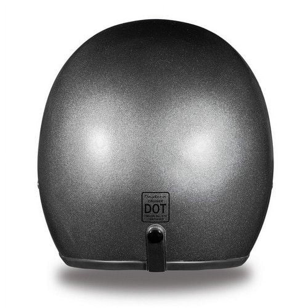 Daytona Helmets 3/4 Open Face Motorcycle Helmet  DOT Approved [Gun Metal Grey Metallic] [3XL]