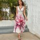 thumbnail image 5 of Ink Wash Flower Vestido Sin Mangas Vestidos Para Mujer, Vestido Suelto De Verano 2025, 5 of 5