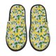 thumbnail image 1 of Fotbe Lemon1 Pantuflas Peludas para Mujer con Estampado, Zapatillas de Peluche, Zapatos de Invierno para Casa, Uso Interior y Exterior-Large, 1 of 8