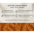 thumbnail image 5 of Soimoi Cotton Canvas Fabric Yardage - Printed Leaves, Brown | 56" Wide | Ideal for Sewing, Upholstery, Tote Bags, Home Decor & More, 5 of 7