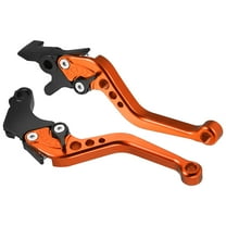 Unique Bargains Adjustable Brake Clutch Levers for Honda CBR250R 2011-2013 Orange Aluminum Alloy 1 Pair