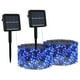 thumbnail image 1 of Guirnalda de luces solares VidaXL, cadena LED azul, 2 unidades, para interiores y exteriores, 1 of 8