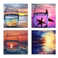 thumbnail image 2 of Taza / patrón de playa 5D DIY decoración del hogar diamante punto de cruz resina redonda diamantes de imitación bordado imagen pintura Inevent JJ15632-01, 2 of 6