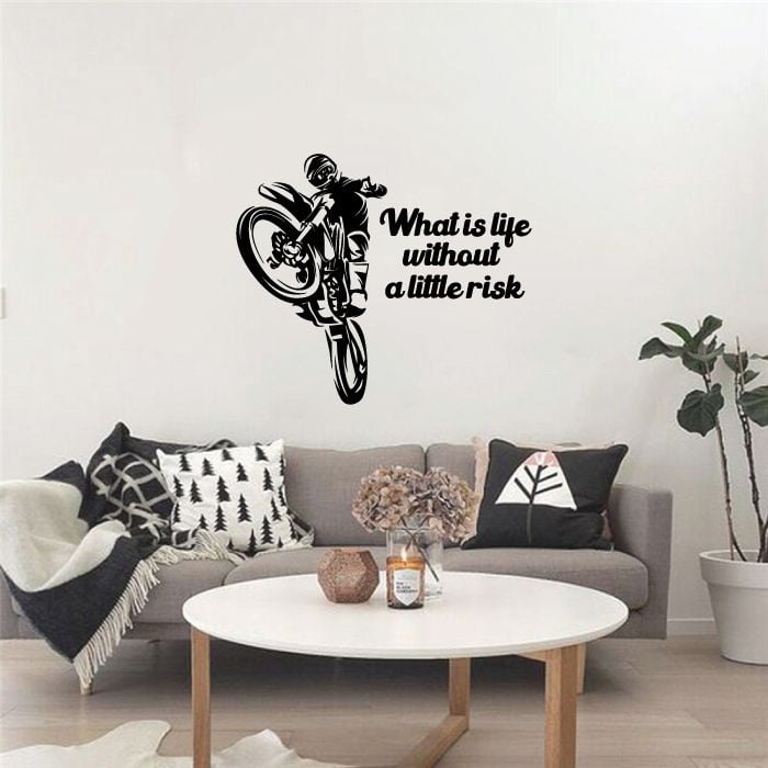 When In Doubt Add Glitter Bedroom Living Room Decal Wall Art Sticker Picture 