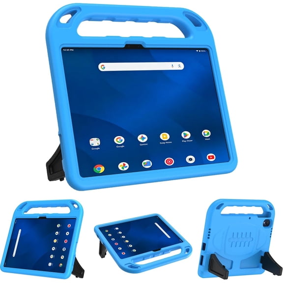 BMOUO Kids Case for onn 11" Core Tablet 2026 Model, Lightweight Foldable Kickstand Shockproof Handle Design Case for onn 11 Inch 2026, Blue