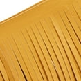 thumbnail image 3 of Uxcell 2 Yards 6 Inch Faux Leather Fringe Trim Tassel Fringe for Sewing, Yellow, 3 of 6
