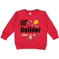 thumbnail image 2 of Inktastic Lil Builder Future Construction Worker Toddler Sweatshirt, 2 of 4