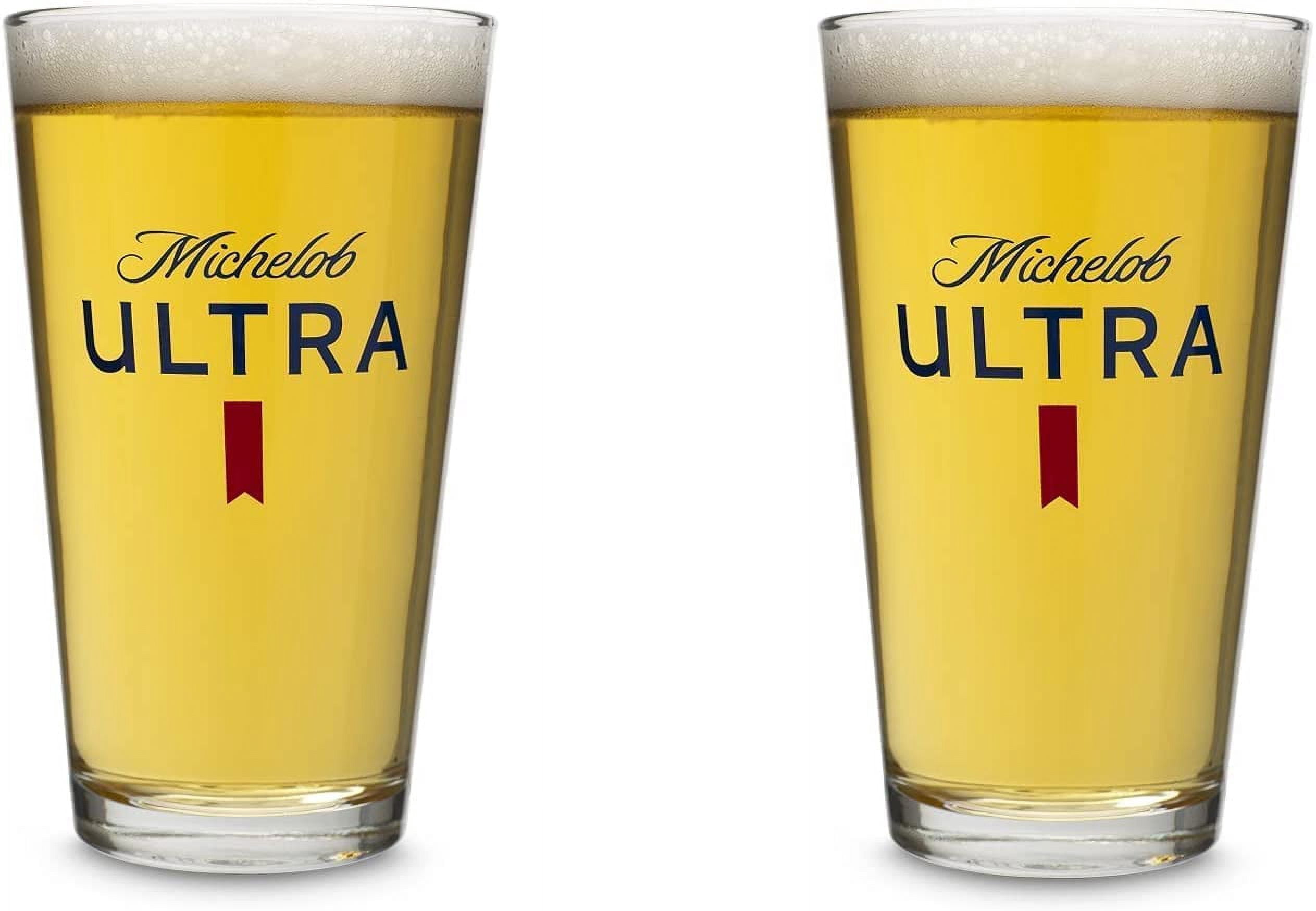 Michelob Ultra Signature Pint glasses - Set of 4