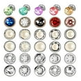 thumbnail image 1 of 30 Pieces Shirt Sweater Shank Button Replacement Clothes Coat Metal Buttons Brooch Pin Cufflink Badge Sewing Accessories Colorful, 1 of 6
