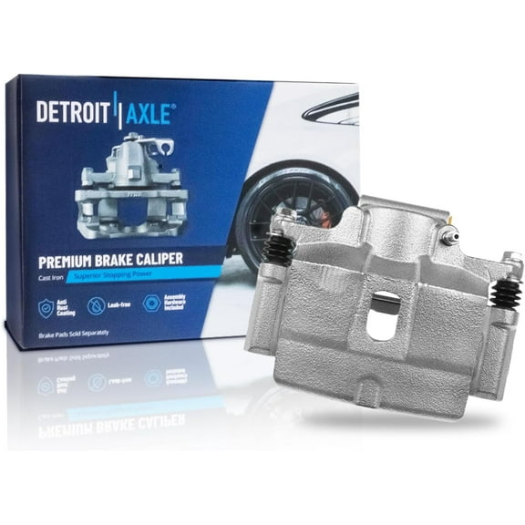 Detroit Axle - Front Left Brake Caliper for 2015-2016 Chrysler 200, 2013-2016 Dodge Dart Driver Side Disc Brake Caliper with Bracket Replacement