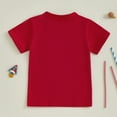 thumbnail image 4 of Gerichy Boys Tshirts,Boys 4th of July Shirt Summer Toddler Boys Short Sleeve Dinosaur Letter Prints T Shirt Tops, 4 of 7