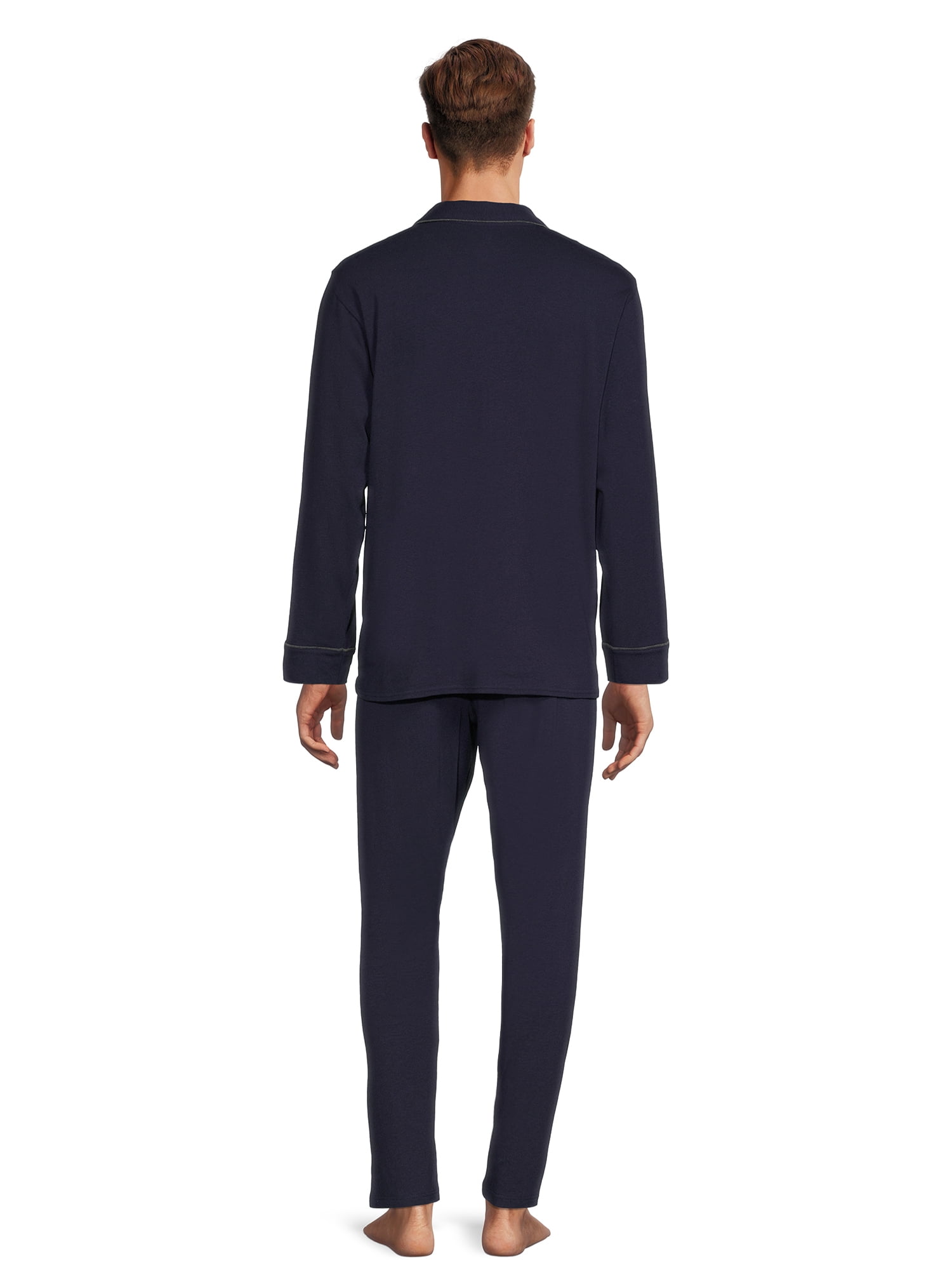 Hanes Men’s Ultrasoft Breathable Cotton Modal Stretch Knit Pajama Set, 2-Piece, Sizes S-5XL