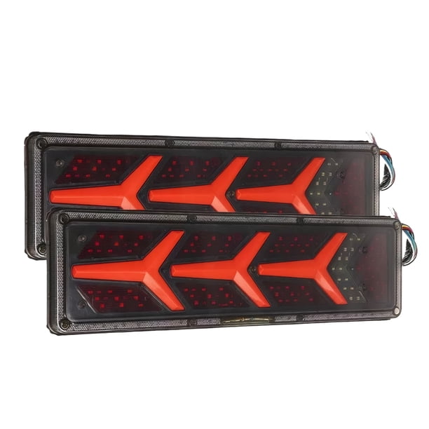 Methold 2 piezas 2 piezas LR LED luces traseras traseras luz trasera luces de advertencia duraderas Bombillas para automóviles