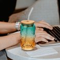 thumbnail image 3 of Household Glass Cup Can Shaped Straw Cup Convenient Coffee Glass Coffee Accessory, 3 of 9