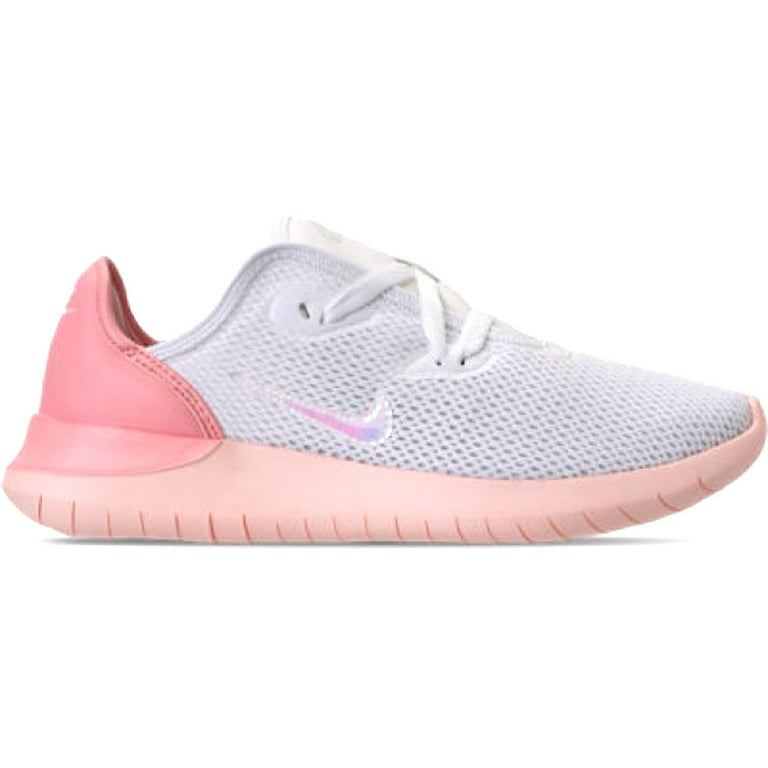 Nike Womens Hakata Low Top Lace Up, White/Bleached Coral, Size 6.0 - Walmart.com