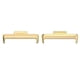 thumbnail image 3 of Likrtyny 1 Par Adaptadores Reloj Con Conector Metal 20 Mm para Huawei Watch Fit 3 (dorado), 3 of 7