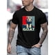 thumbnail image 1 of Stylish Donald Graphic Tee for Men Casual Crew Neck Short Sleeve T-Shirt Breathable Polyester Machine Washable TOP, 1 of 6