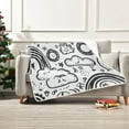 thumbnail image 7 of Yayeee Throw Blanket for Couch Soft Warm 50" x 60" Sofa Chair Bed Decoration, Rainbows, 7 of 7