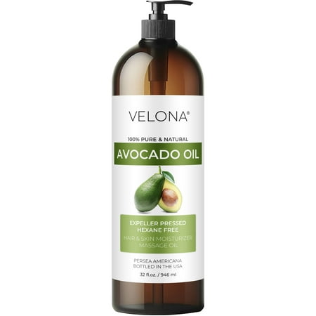 Velona Avocado Oil 32 Fl Oz | 100% Pure and Natural Carrier Oil | Expeller-Pressed | Hair Body and Skin Care | Use Today – Enjoy Results Velona Avocado Oil 32 Fl Oz | 100% Pure and Natural Carrier Oil | Expeller-Pressed | Hair Body and Skin Care | Use Today – Enjoy Results
