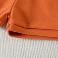 thumbnail image 4 of Sngxgn Toddler Baby Boy Clothes Long Sleeve Crewneck T-Shirt Top + Solid Pants Set Fall Outfits(Orange,90), 4 of 6