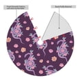thumbnail image 2 of Rateoe Snake And Flower Print Christmas Tree Skirt 36" for Xmas Holiday New Year Party Circle Tree Mat Ornaments Decoration, 2 of 7