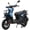 Blue, variant on X‑Pro Lanai 150cc Gas Moped with 12" Alloy Wheels, Electric & Kick Start, Front Disc Brake, Automatic Transmission – Underseat Storage, Dual Headlights