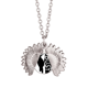 thumbnail image 1 of Pito negro animal silueta natural Collar de girasol collar collar collar colgante, 1 of 3