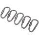 thumbnail image 5 of Mosquetón con hebilla plana en forma de D, Espiral de bloqueo en forma de D para acampar Mosquetón en forma de D Mosquetón con bloqueo en espiral Calidad en la que puede confiar, 5 of 8