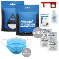 thumbnail image 1 of Go2Kits Multi-Day Personal PPE Kit for the Car, Office or Home and To-Go (PPE600) 100 Pack, 1 of 7