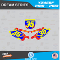 thumbnail image 3 of Kalair GFX Graphics Kit for Yamaha YZ450F (2010-2013) Dream Series, 3 of 5