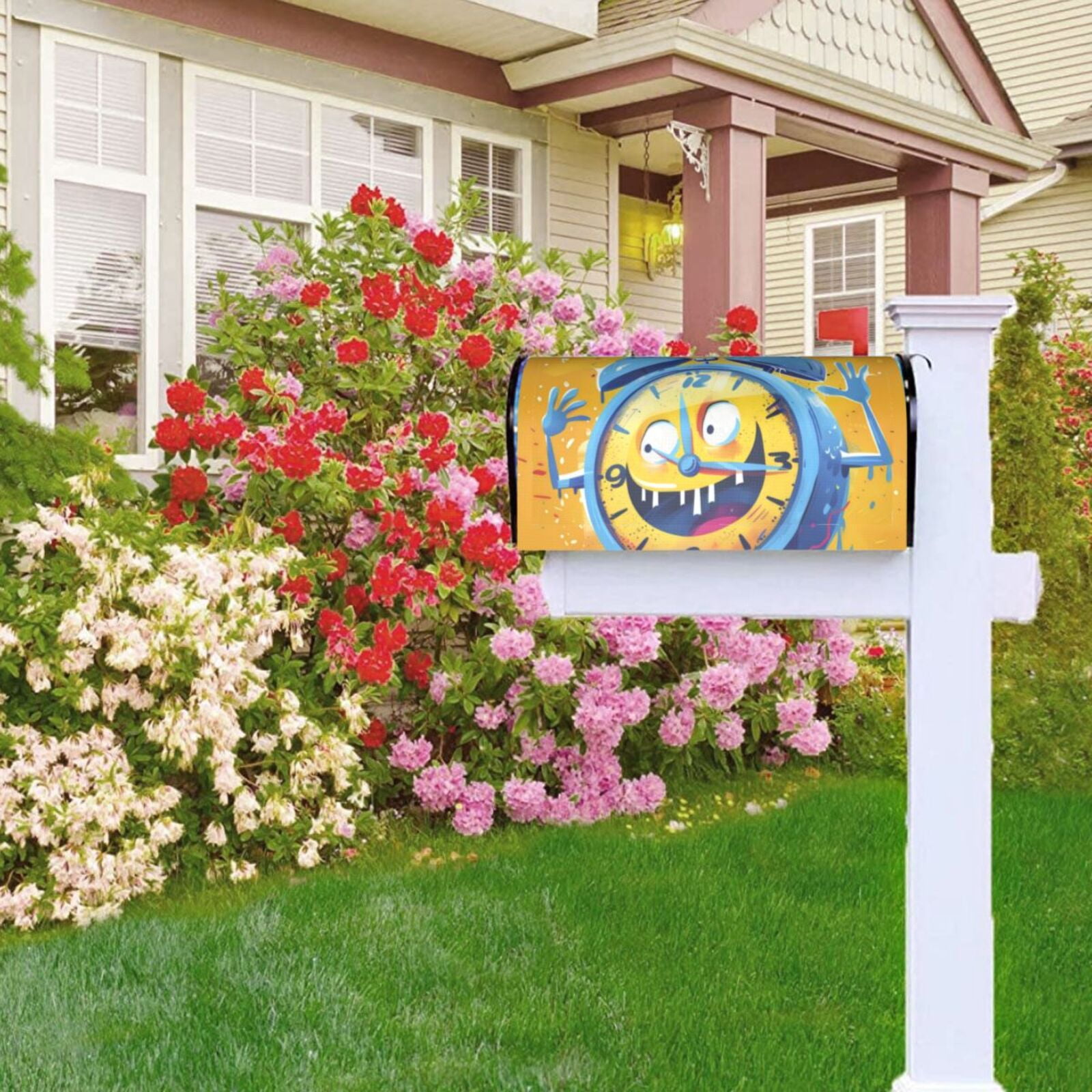 Kdxio Magnetic Mailbox Cover 21x18 in Mailbox Cover Outdoor Decoration Holiday Mailbox Covers for Home Garden Yard-21x18 in