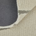 thumbnail image 4 of HomeRoots 514398 12 x 15 ft. Ivory, Gray & Taupe Wool Abstract Tufted Handmade Area Rug, 4 of 4