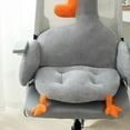 thumbnail image 3 of Office Cushion Soft Cushion Office Cushion Soft Comfortable Strap Design Goose Shape One Piece Home Cushion For Students Adults, 3 of 5