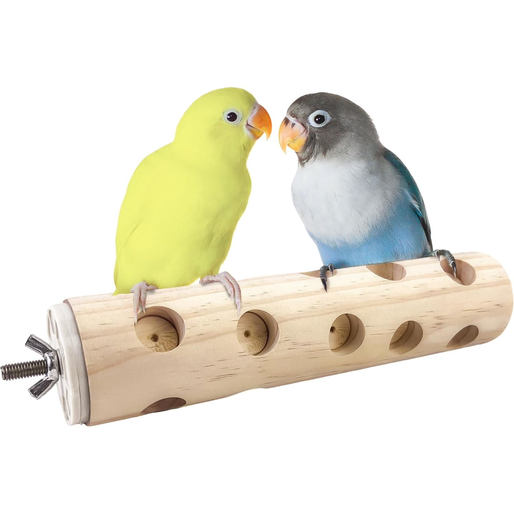 Bird Wooden Block Chewing ,Parakeet Toys, Bird Cage Accessories for Hamster Cockatiels Conures Budgie