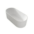thumbnail image 6 of A&E Bath and Shower BT-7681-67 A&E Bath and Shower Narnia-67 Bathtub in White, 6 of 6