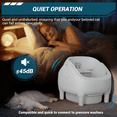 thumbnail image 6 of Memoryfield Self-Cleaning Open-Top Automatic Cat Litter Box with App Control, 10.5L Waste Bin, White, 6 of 7