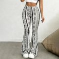 thumbnail image 2 of CHUMUD Flare Leggings for Women Bohemia Yoga Pants High Waisted Tummy Control Leggings Bootcut Casual Floral Yoga Pants, 2 of 6
