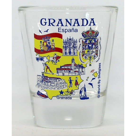 Granada Spain Great Spanish Cities Collction shot glass