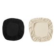 thumbnail image 2 of 2 fundas para asientos de silla, a prueba de polvo, elásticas, extraíbles, para cocina Crema Negra, 2 of 2