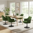 thumbnail image 2 of Side Dining Chair Armchair, Green, Velvet, Metal, Bar Pub Cafe Bistro Dining Kitchen Hospitality Restaurant, Modern Contemporary, HB37304, 2 of 10