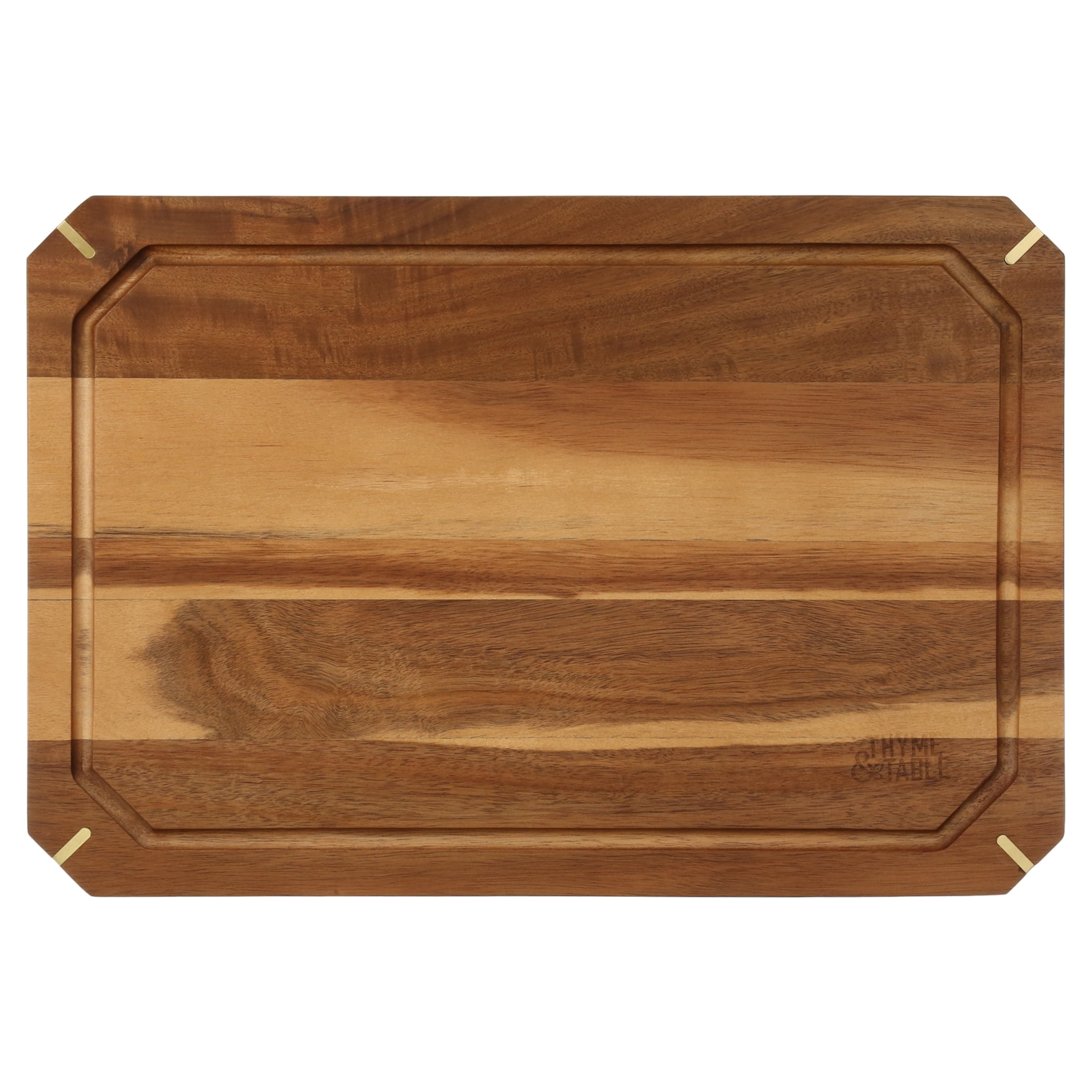 Thyme & Table 2-Piece Acacia Cutting Board Set