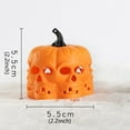 thumbnail image 2 of OAVQHLG3B 12 pcs Halloweeen Decorations Lighted Pumpkin Shadow Box, Jack-o-Lantern, Durable Night Light Tabletop Décor for Indoor Home Windowsill Kitchen, 2 of 4