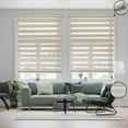 thumbnail image 1 of ITY - Olivia Stone - Alternate Zebra Blinds Window Shade Cordless Beige 60"x 84", 1 of 5